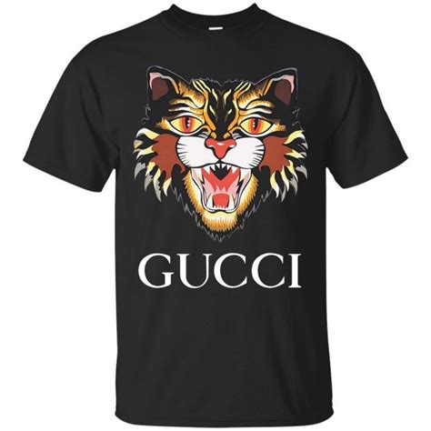 gucci rainbow shirt replica|angry cat t shirt gucci.